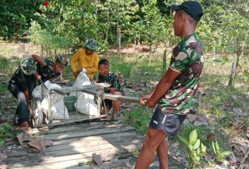 Dedikasi Satgas TMMD ke-129 dalam Membangun Infrastruktur Warga