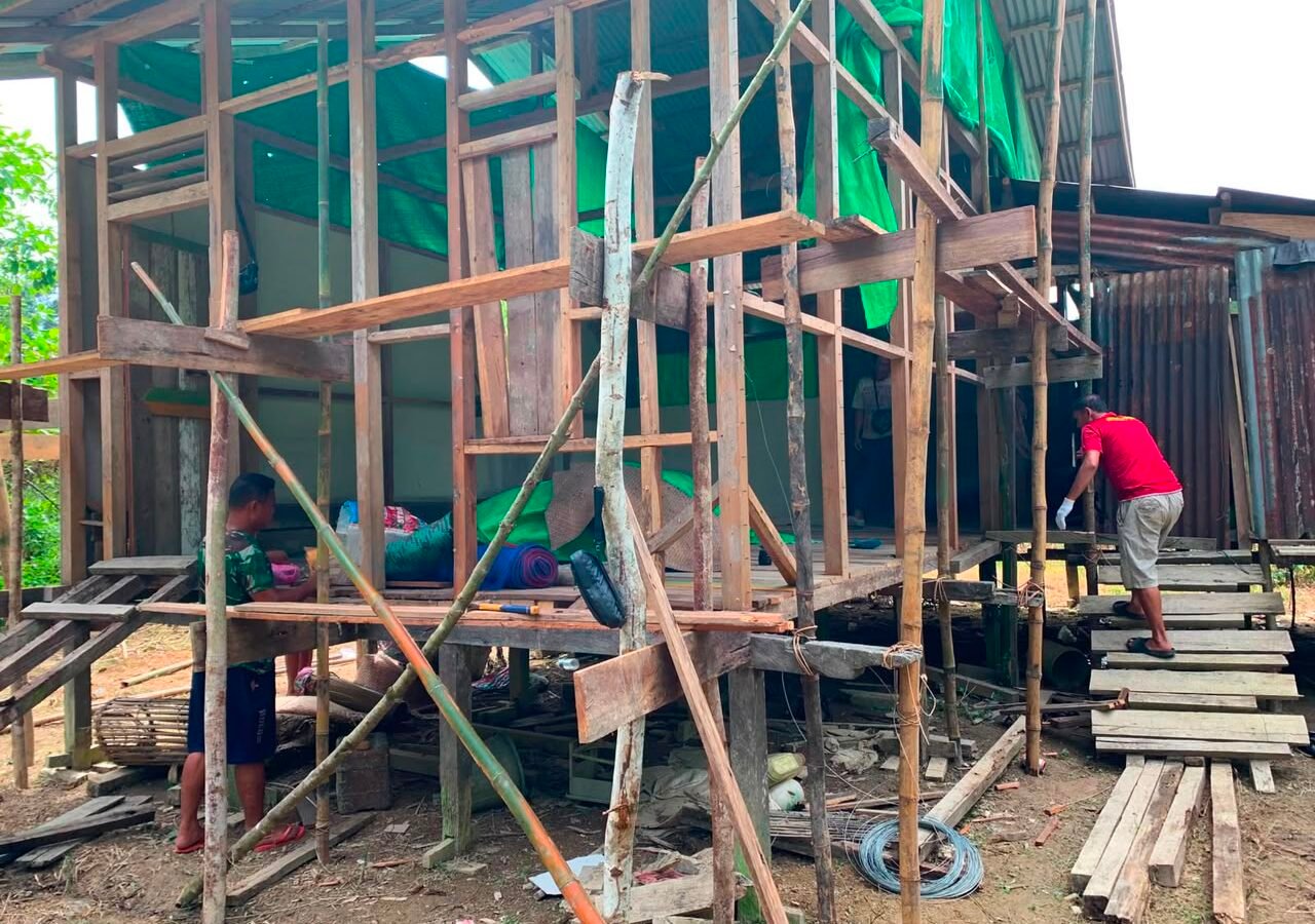 Program TMMD Kodim 1206 Tingkatkan Kualitas Hidup Warga Melalui RTLH di Dusun Pala Pintas