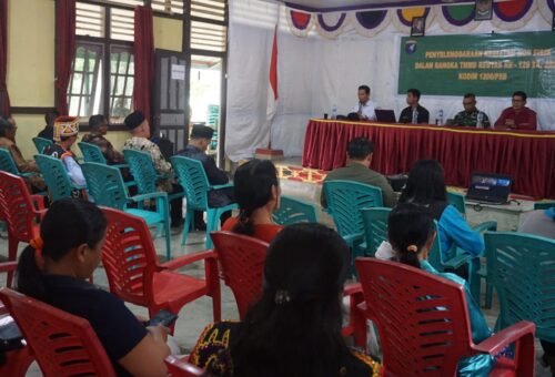 PENYULUHAN PENCEGAHAN KARHUTLA OLEH SATGAS TMMD KE-129 KODIM 1206/PUTUSSIBAU SEBAGAI UPAYA MENINGKATKAN KESADARAN MASYARAKAT