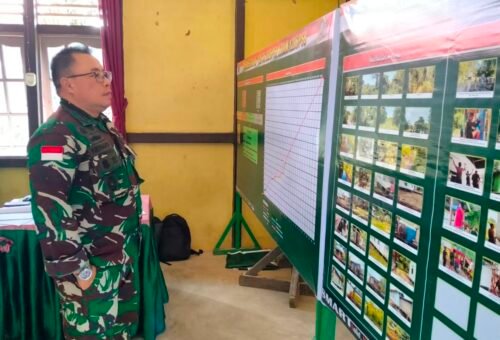 Monitoring Pelaksanaan TMMD, Tim Wasev Kodam XII Tinjau Proyek di Kapuas Hulu