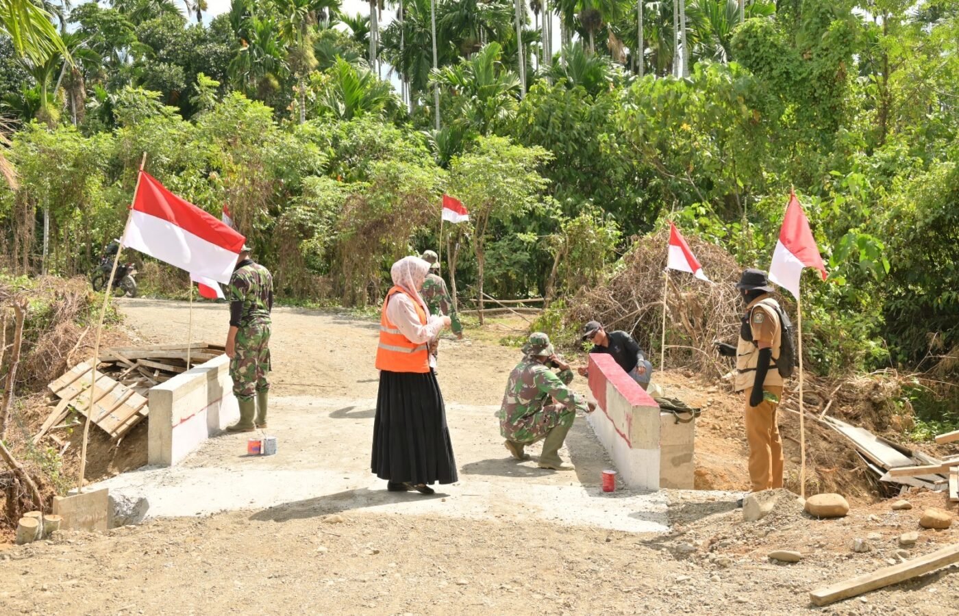 Semangat Pembangunan dari Desa dalam TMMD ke-129 di Pidie