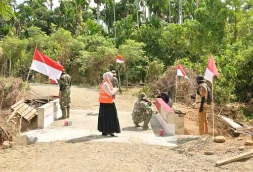 Semangat Pembangunan dari Desa dalam TMMD ke-129 di Pidie