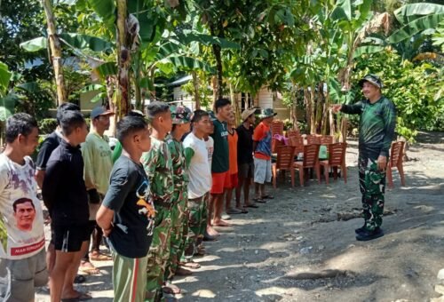 Kegiatan Apel Pagi Satgas TMMD ke-129 Kodim 1407/Bone Dipimpin Koptu Agus Nawang