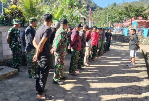 Kapten Arsyad Pimpin Apel Pagi Satgas TMMD ke-129 di Bone