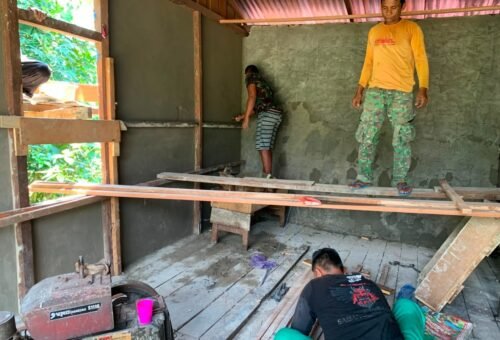 Enhancing Living Conditions, TMMD 129 Task Force of Kodim 1206/Putussibau Accelerates RTLH Rehabilitation