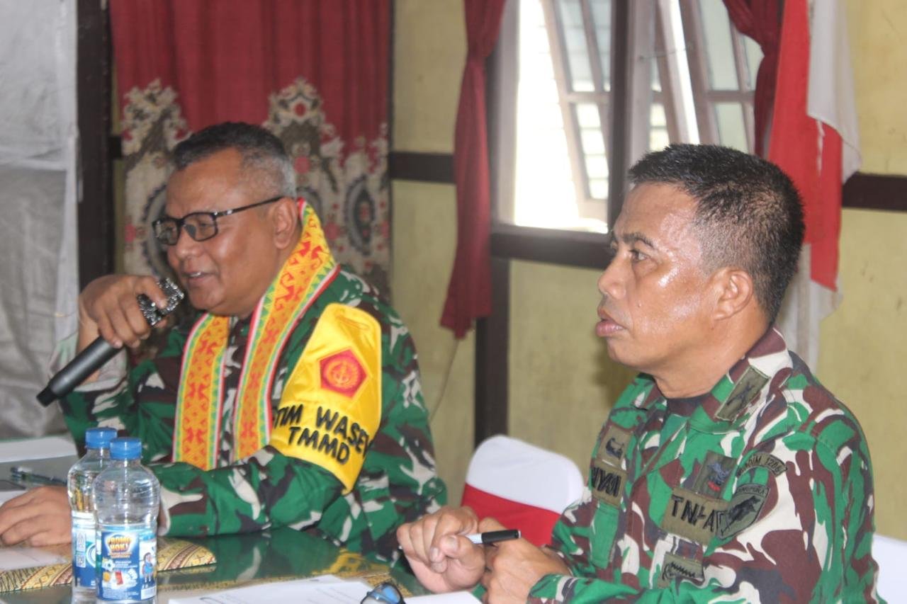 Dukungan dari Tim Wasev untuk TMMD Ke-129, Satgas Kodim 1206/Putussibau Didorong Tingkatkan Kualitas