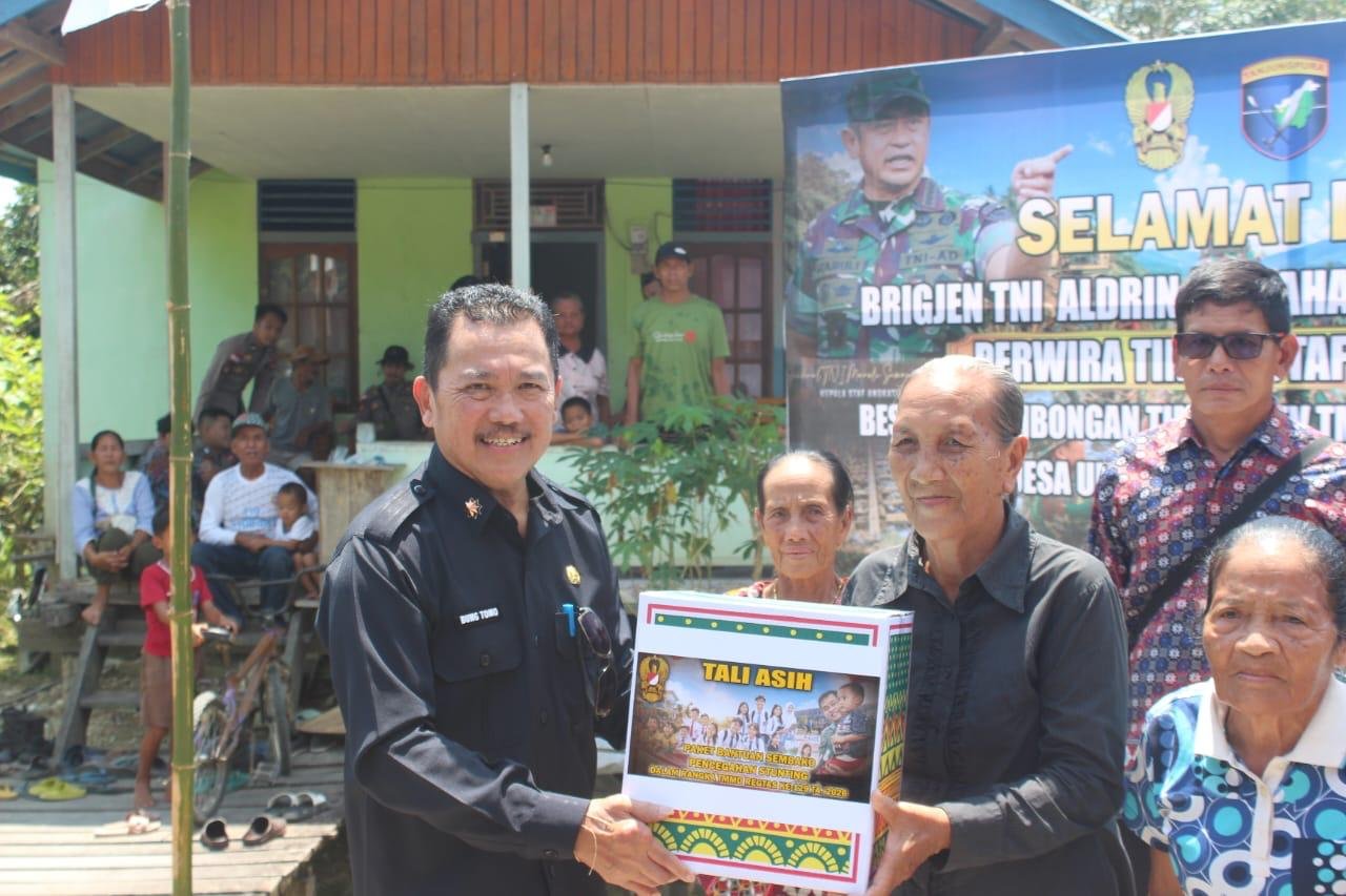 Tim Wasev TMMD Ke-129 Memperkuat Hubungan TNI dan Masyarakat Kapuas Hulu