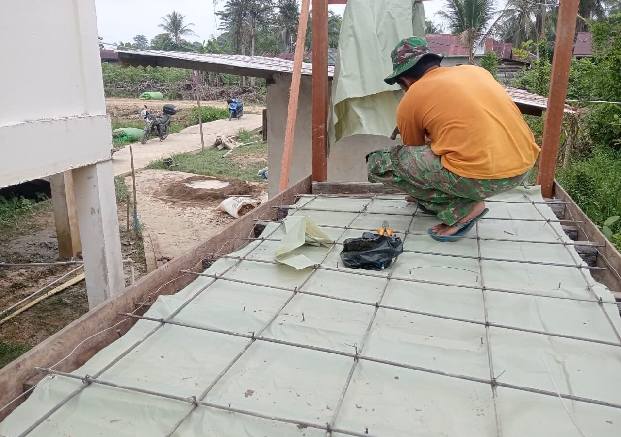 Pembangunan Tandon Air Oleh Satgas TMMD Ke-129, Wujudkan Fasilitas Berkelanjutan Bagi Masyarakat