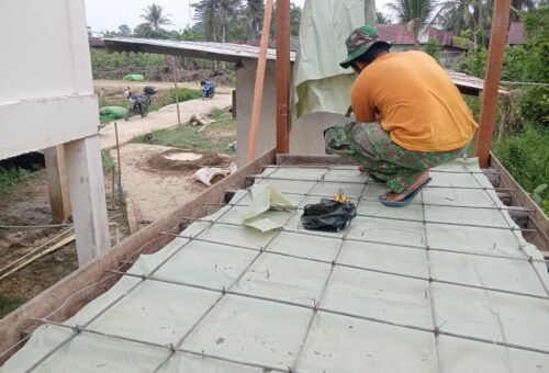 Pembangunan Tandon Air Oleh Satgas TMMD Ke-129, Wujudkan Fasilitas Berkelanjutan Bagi Masyarakat