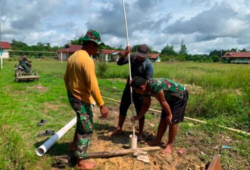 Pembangunan Sumur Bor di TMMD 129 Tunjukkan Sinergi TNI dan Masyarakat