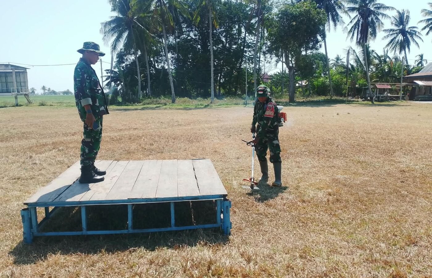 Persiapan Khusus Menyambut Upacara Penutupan TMMD Ke-129 di Pinrang