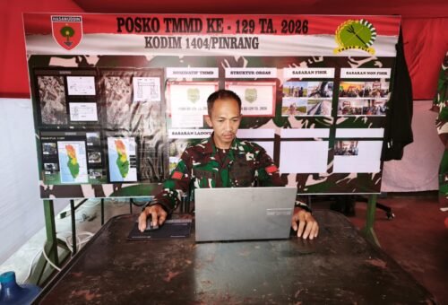 Peran Kritis Praka Idam dalam Kesuksesan TMMD Ke-129 Kodim 1404/Pinrang