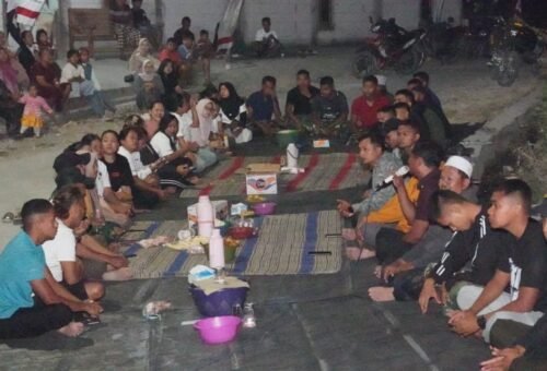 Kehangatan Bersama: Tasyukuran Warga Tlemang dan Tim TMMD Kodim 0812/Lamongan