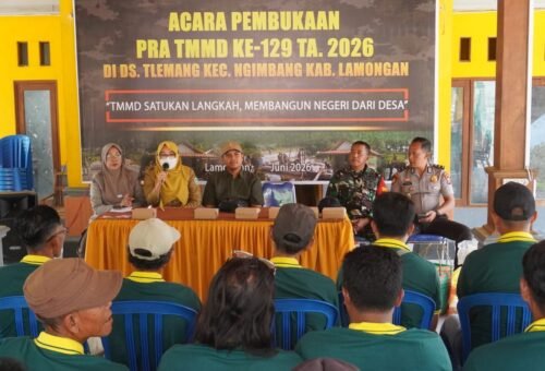 Satgas TMMD 129 Kunjungi Penyuluhan Pertanian di Desa Tlemang