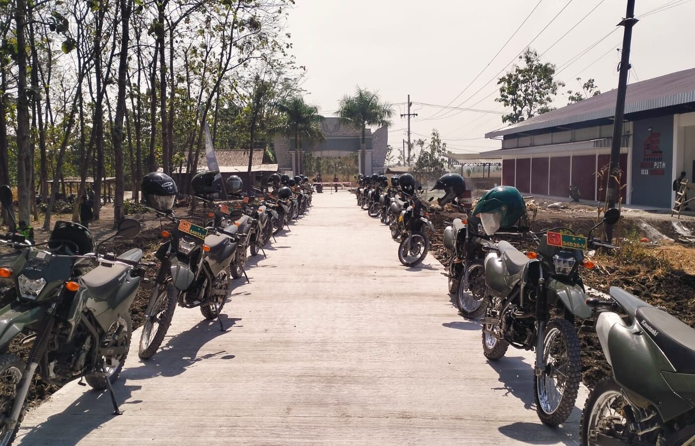 Menyongsong Penutupan TMMD 129, TNI AD Siapkan Motor Dinas untuk Tinjauan Proyek