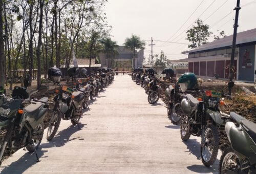 Menyongsong Penutupan TMMD 129, TNI AD Siapkan Motor Dinas untuk Tinjauan Proyek