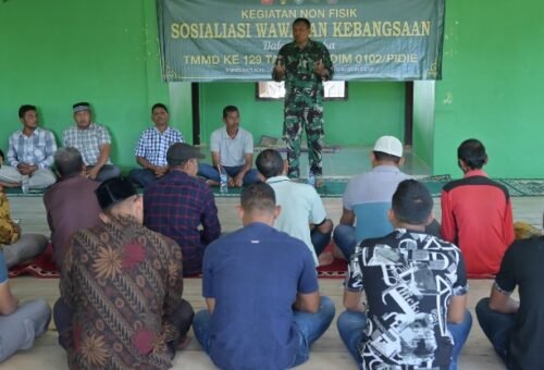 Pentingnya Wawasan Kebangsaan Melalui Program TMMD Ke-129 di Pidie