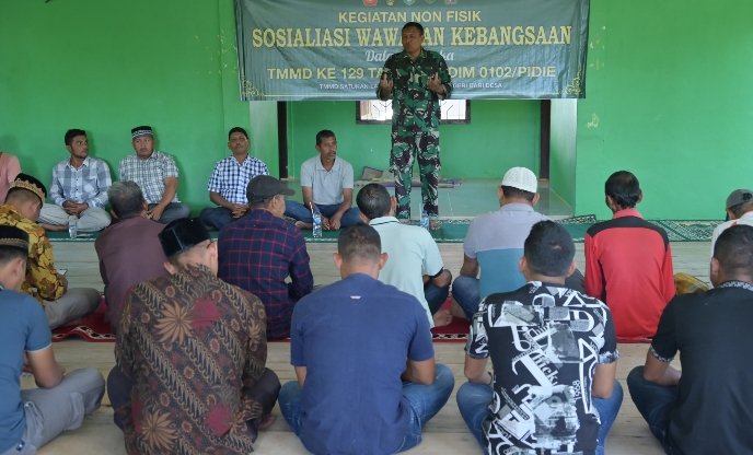 Pentingnya Wawasan Kebangsaan Melalui Program TMMD Ke-129 di Pidie