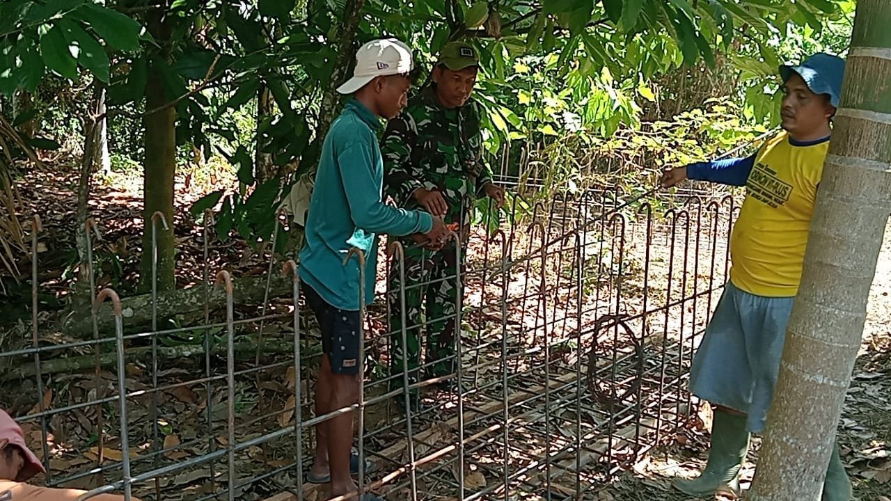 Pembangunan Box Culvert oleh Satgas TMMD 129 Dukung Akses Pertanian Masyarakat