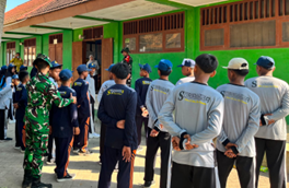 Pendidikan Karakter Melalui Pelatihan PBB oleh Satgas TMMD 129 di Bojonegoro