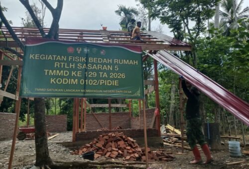 Semangat Baru Ibu Rabumah, Rehabilitasi Rumah Melalui Program TMMD