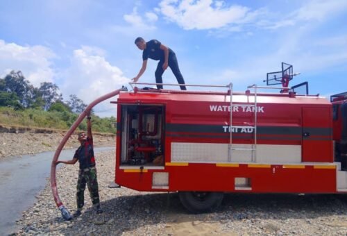 Penuhi Kebutuhan Air Santri, Satgas TMMD Aksi Cepat di Dayah Babul Ula