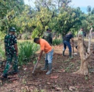 TMMD Ke-129: Membangun Infrastruktur Sambil Menggencarkan Penanaman Pohon di Desa Lhok Panah