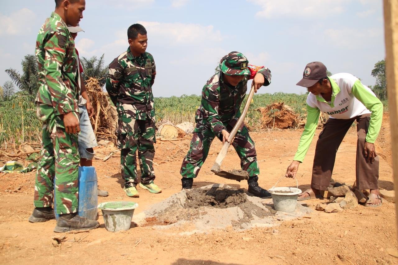 Keterlibatan Dansatgas Dalam Proyek Pembangunan Masyarakat