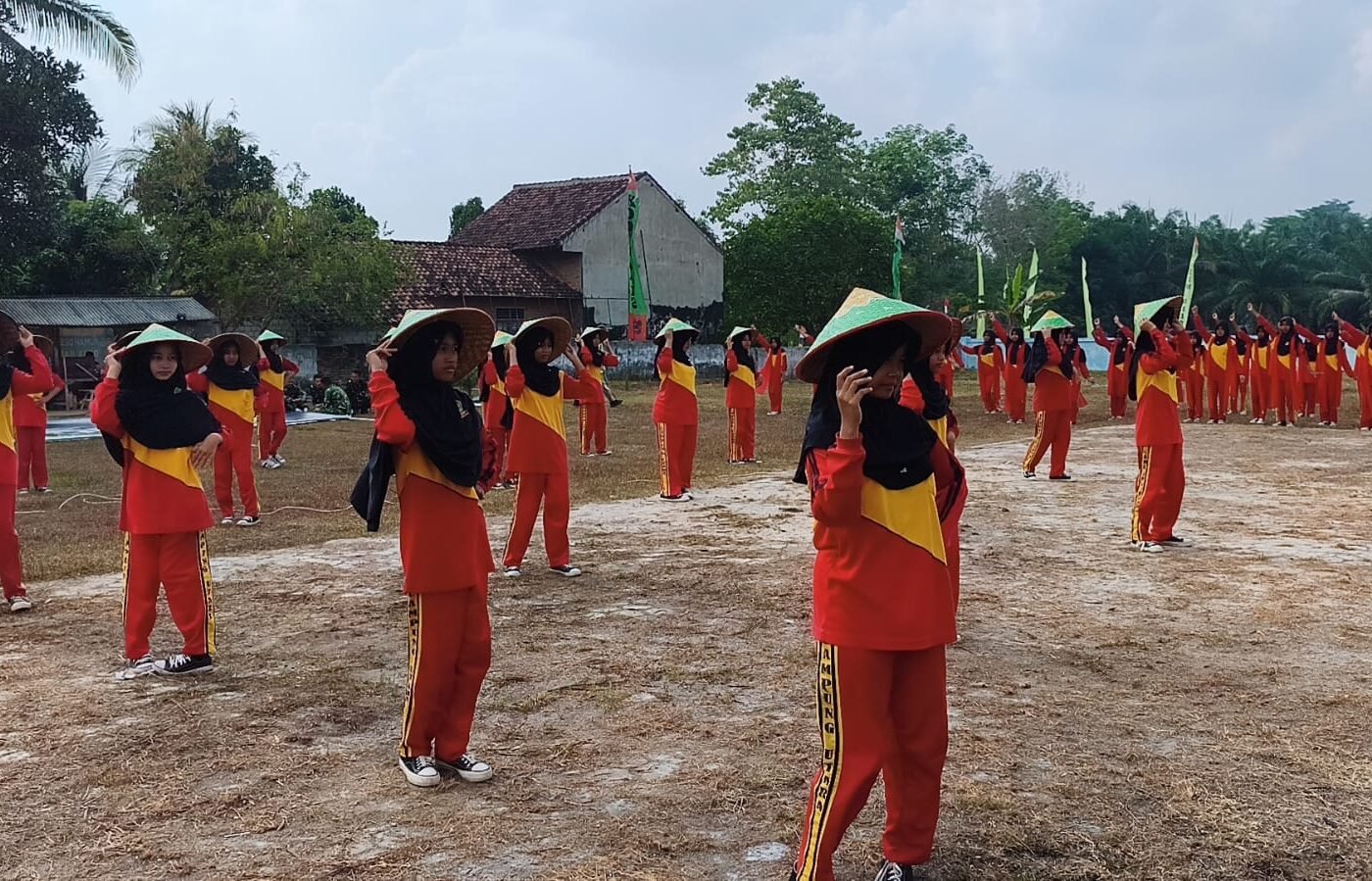 Persiapan Kemeriahan Penutupan TMMD ke-129 di Sungkai Utara