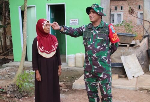Evaluasi dan Kunjungan Dansatgas TMMD ke-129 di Desa Baru Raharja