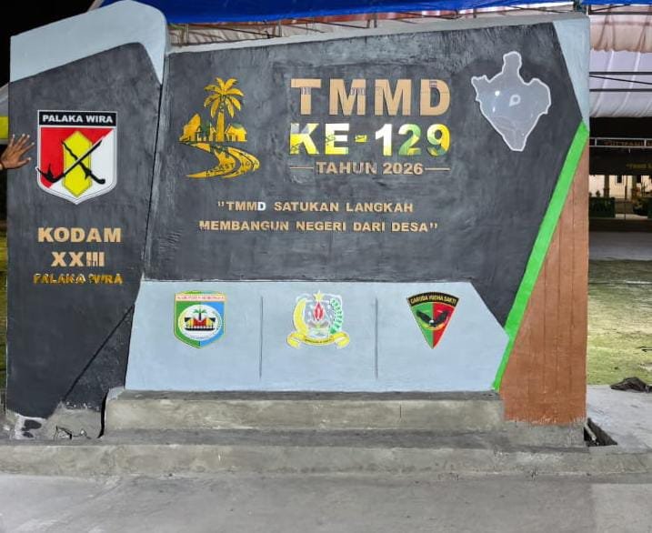 Monumen Baru di Kepulauan Umbele Hasil TMMD Ke-129