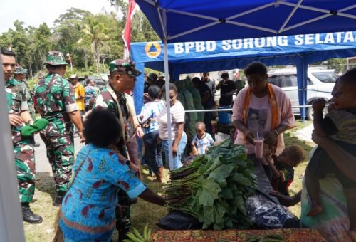 Pemberdayaan Ekonomi di Penutupan TMMD Ke-129 Melalui UMKM Persit KCK Cabang XVI