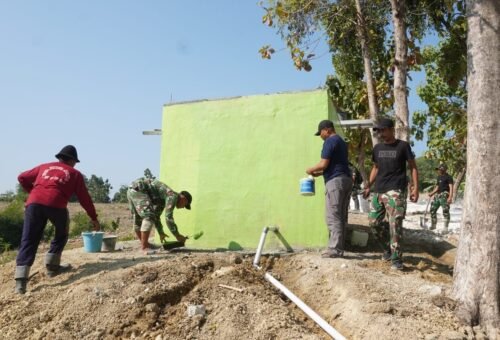 Warna Hijau Muda Tandon Air Dusun Bakon, Sebuah Inovasi yang Menyegarkan