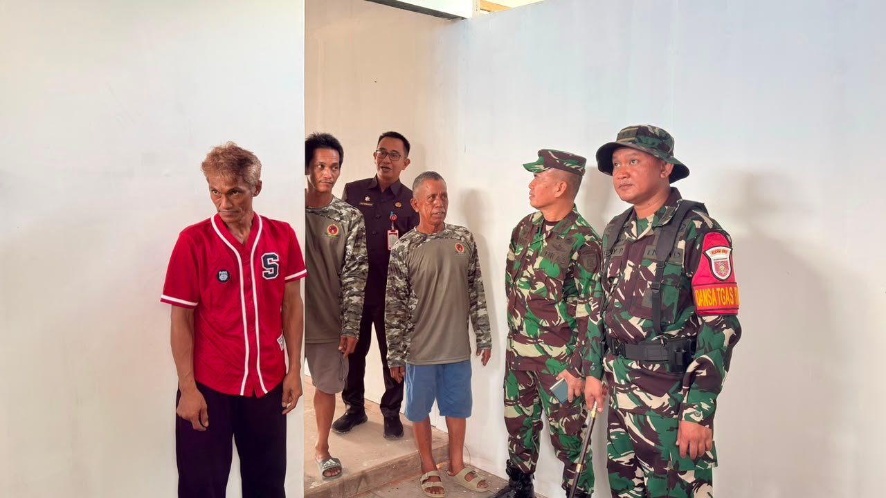 Pembangunan RTLH dan Fasilitas Air Bersih pada Penutupan TMMD Ke-129 Kodim 0911/Nunukan