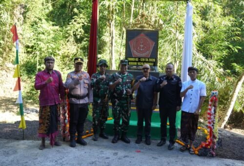 Pembangunan Jalan Rabat Beton TMMD Sekardadi Resmi Dibuka