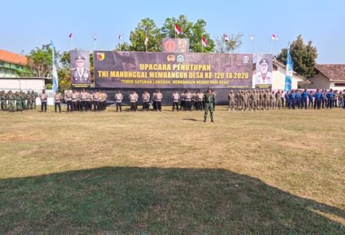 Pembangunan Desa Sukses, Kolonel Arm Beny Hendra Suwardi Tutup TMMD 129 Kodim 0812/Lamongan