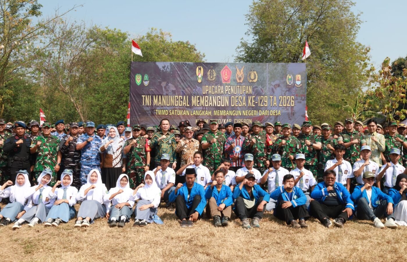 Penutupan TMMD ke-129 di Cirebon, Kasdam III/Siliwangi Menekankan Pentingnya Kolaborasi untuk Pembangunan Desa