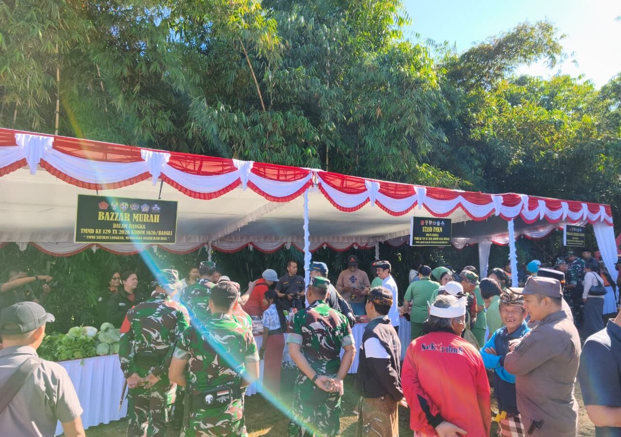 Komitmen TNI dalam Pembangunan Berkelanjutan di Bangli