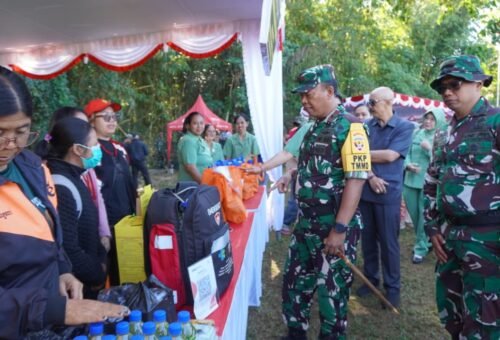 Penutupan TMMD Ke-129 Kodim 1626/Bangli Dimeriahkan Dengan Bazar Murah