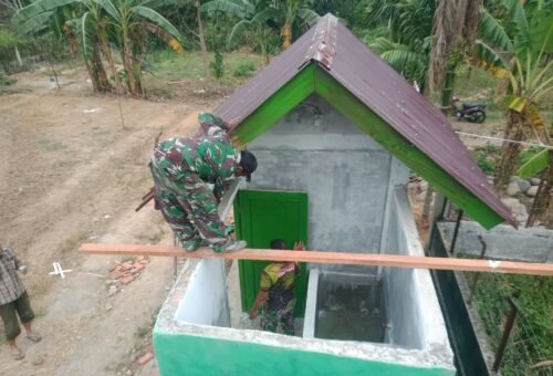 H-1 Penutupan TMMD ke-129, Satgas Terus Kejar Target Finishing Lima MCK