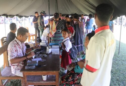 Akhir Program TMMD Kodim 1605/Belu: Pelayanan Kesehatan Gratis bagi Masyarakat Perbatasan