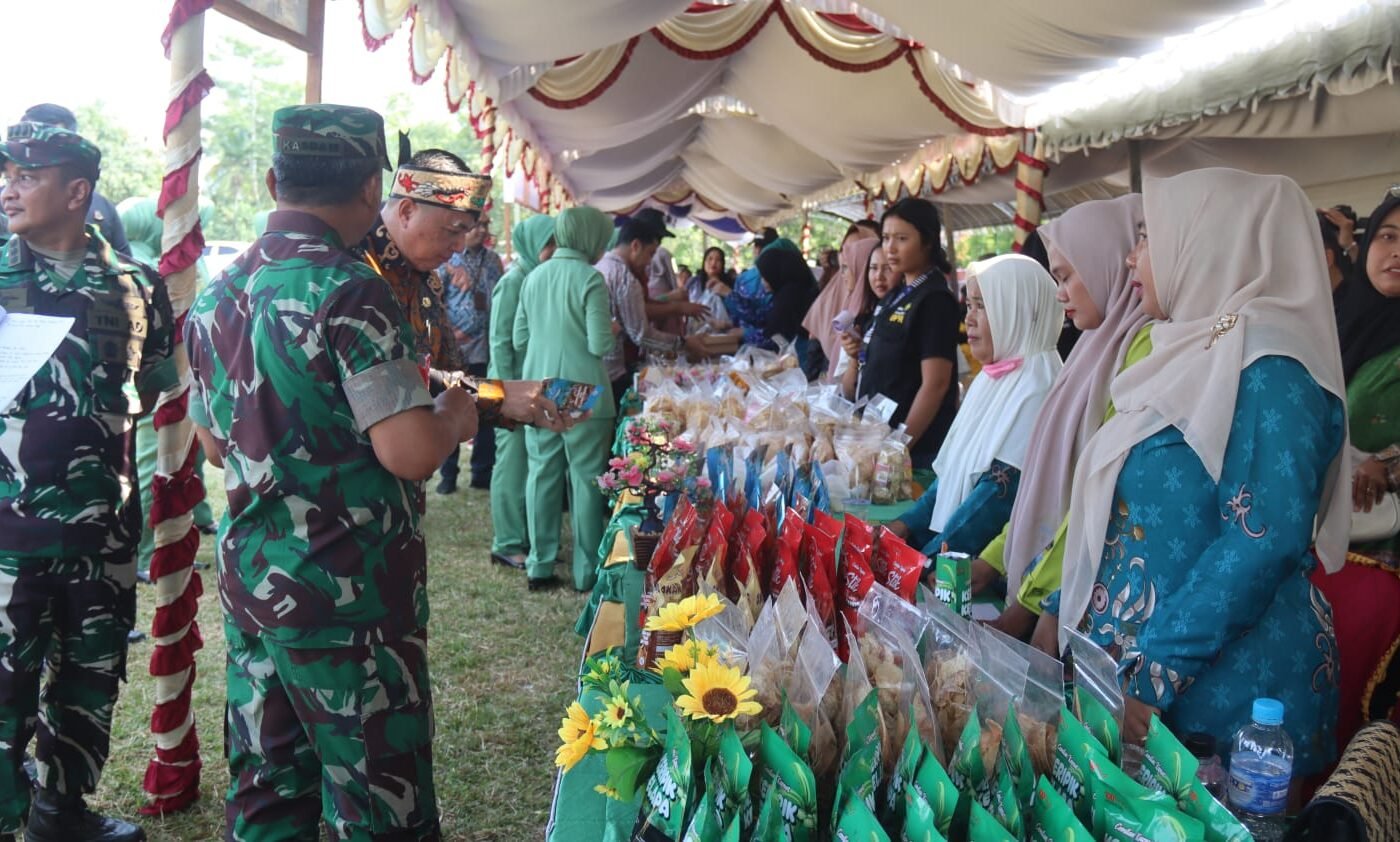 Pameran UMKM Menandai Akhir TMMD Ke-129 Kapuas, Potensi Lokal Didorong untuk Berkembang