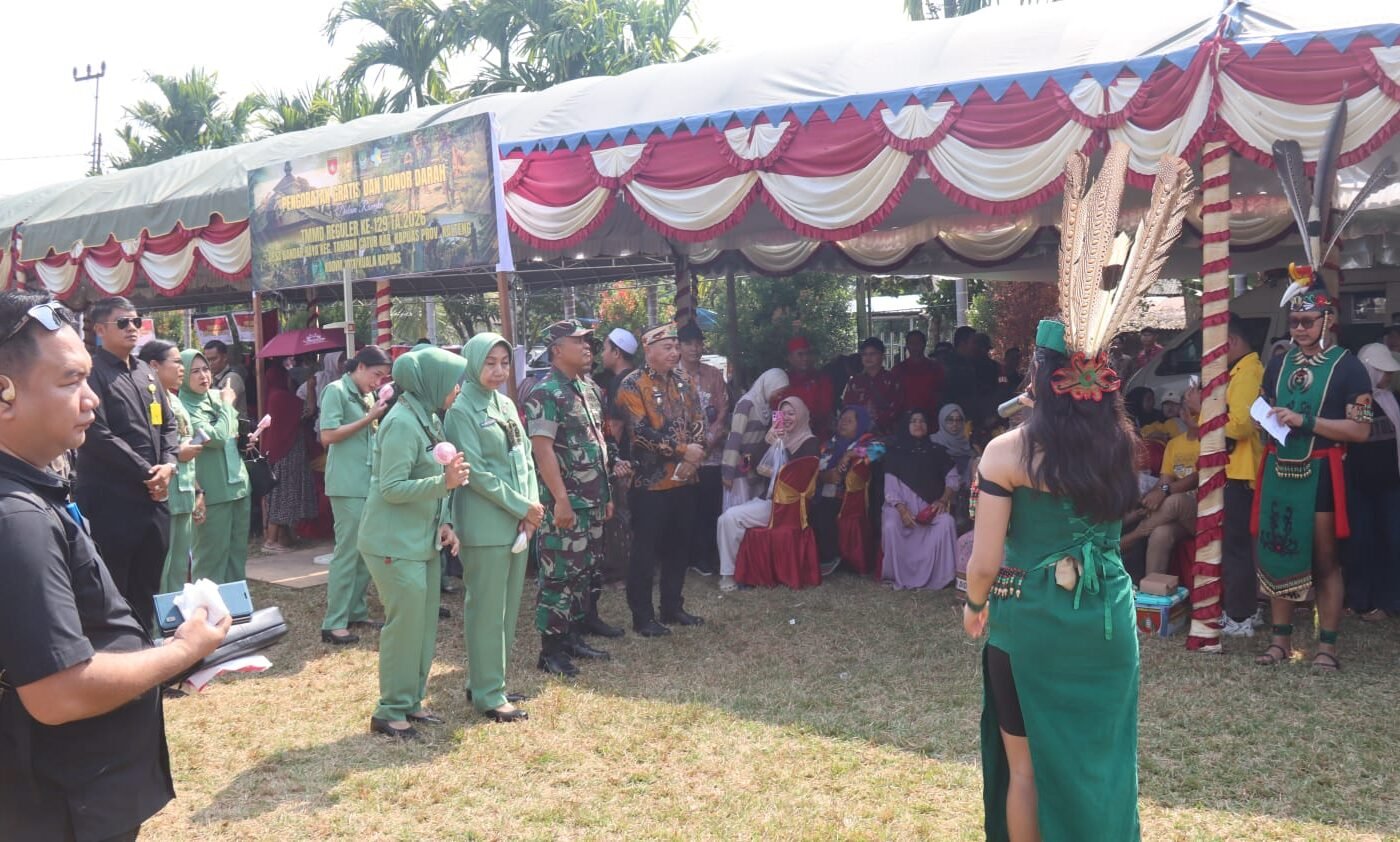 Penutupan TMMD Ke-129 di Kapuas Dihiasi Layanan Kesehatan Gratis