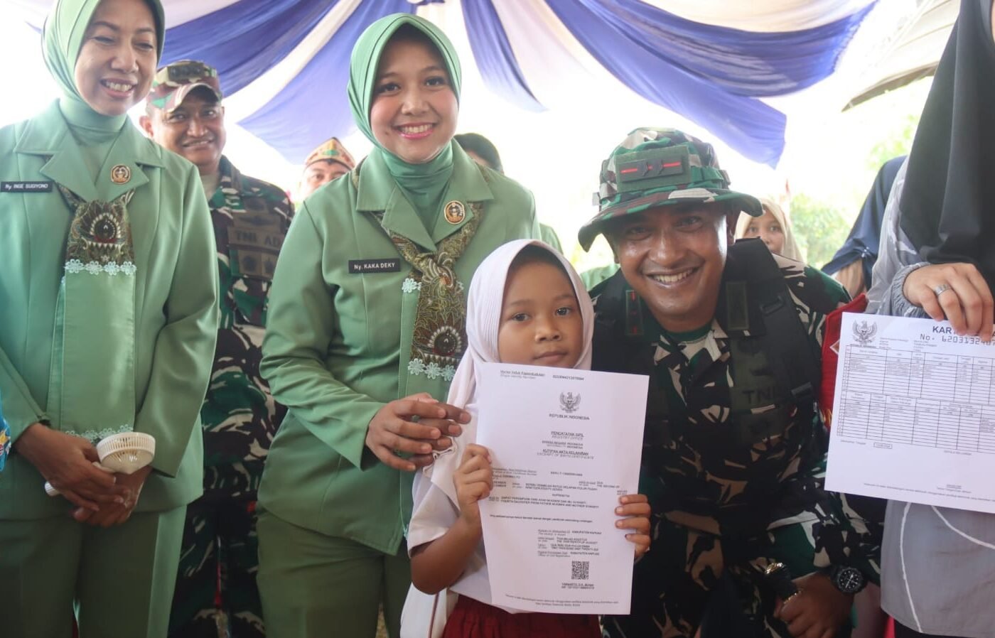 Pentingnya Administrasi Warga, Layanan Dokumen Kependudukan di Acara Penutupan TMMD