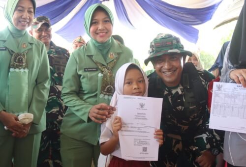 Pentingnya Administrasi Warga, Layanan Dokumen Kependudukan di Acara Penutupan TMMD