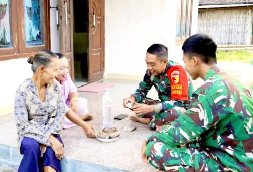 Kehangatan Perpisahan Satgas TMMD 129 di Desa Kesongo