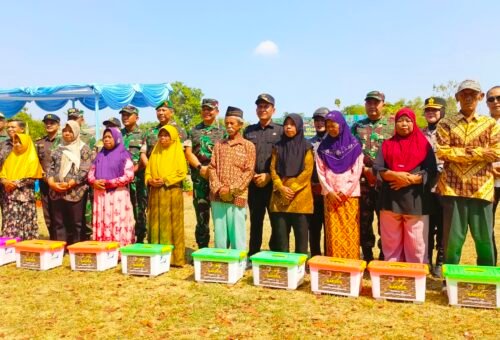 Acara Penutupan TMMD ke-129 di Bojonegoro: Aksi Sembako untuk Masyarakat