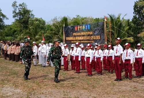 Penutupan TMMD ke-129: Membangun Kemanunggalan TNI dengan Masyarakat di Desa Deniang