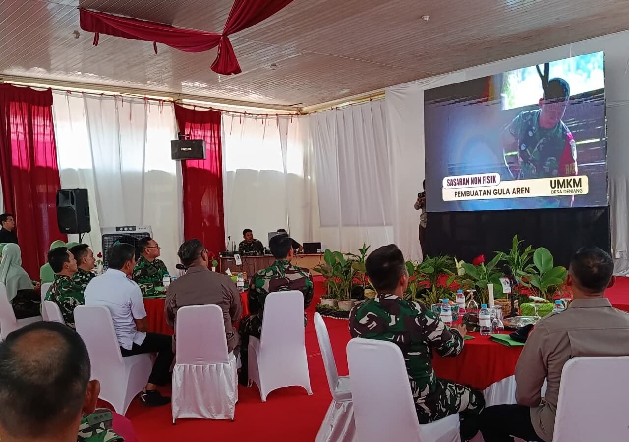 Penghargaan Pangdam II/Sriwijaya atas Keberhasilan TMMD ke-129 di Bangka