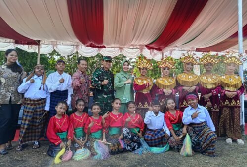 Penutupan TMMD ke-129 oleh Pangdam II/Sriwijaya di Desa Deniang